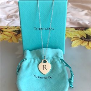 tiffany and co initial necklace